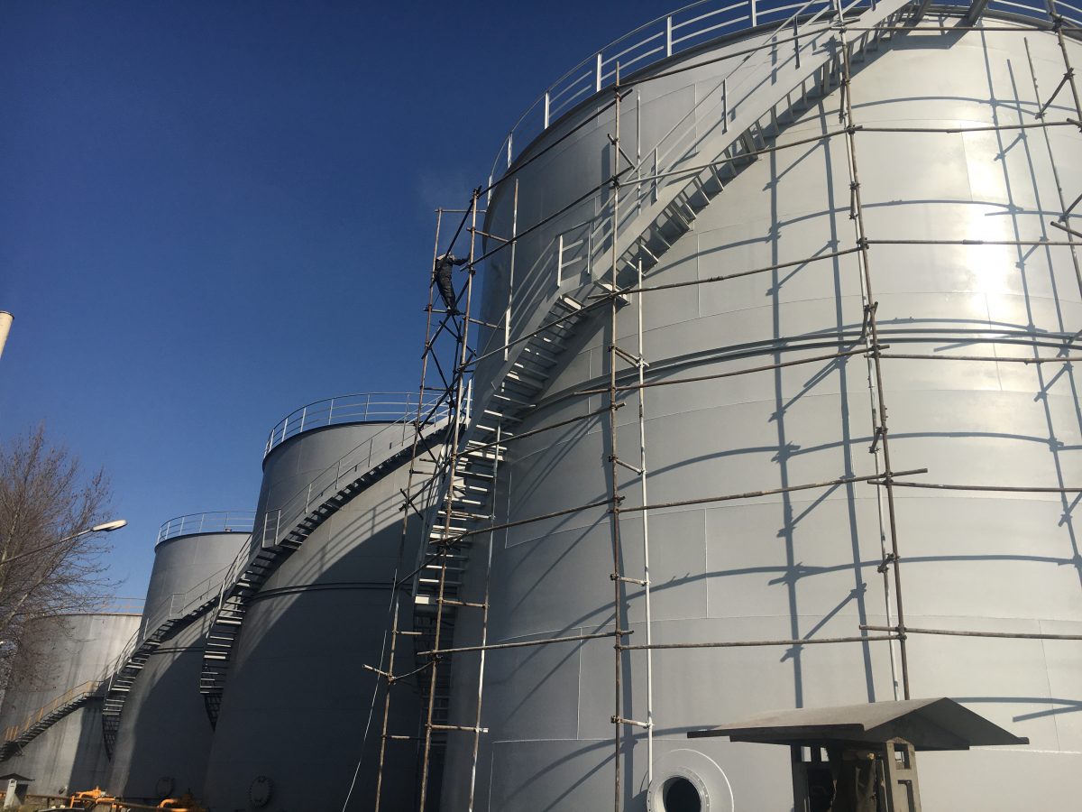 رنگ مخازن - پلی یورتان