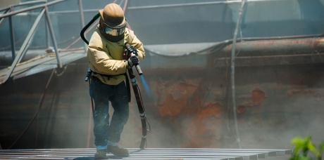 زبر پاشی - sweep blast